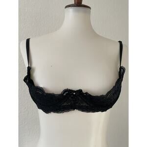Frederick's of Hollywood Seduction Bra Lace Underbust Lingerie